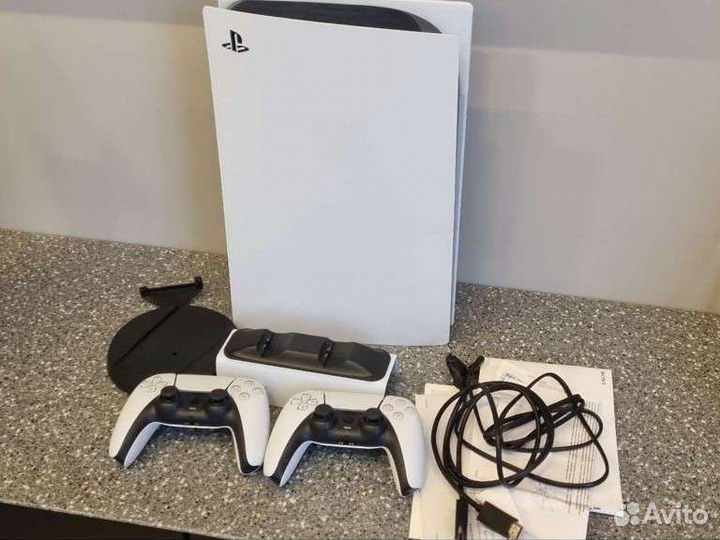 Бронь sony playstation 5 с двумя геймпадами