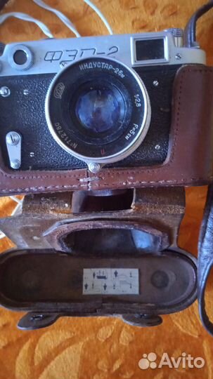 Плёночный фотоаппарат фэд 2 с фотовспышкой