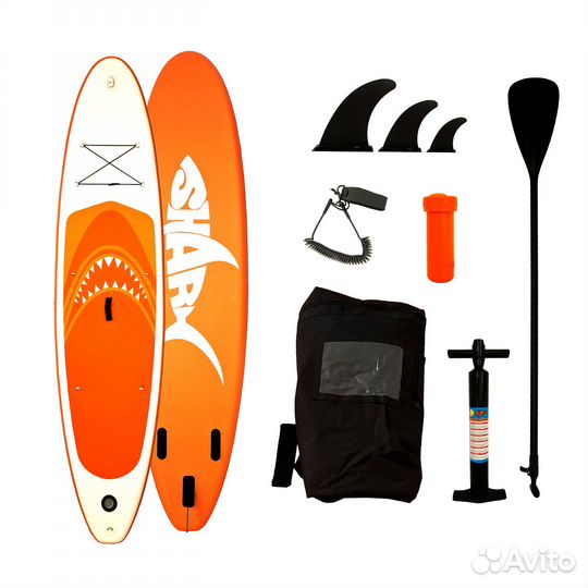Sup board надувной сап борд,сапборд Shark335x80x16