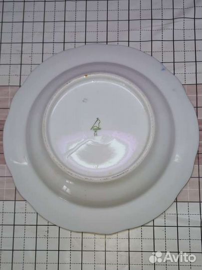 Тарелки дулево СССР фарфор кобальт