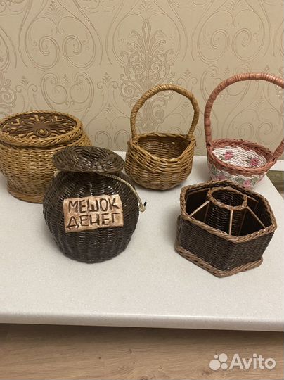 Плетёные изделия ручной работы