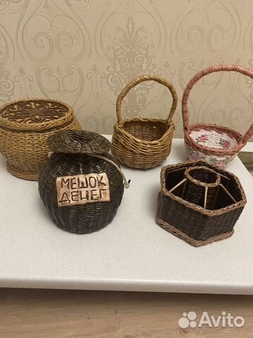 Плетёные изделия ручной работы