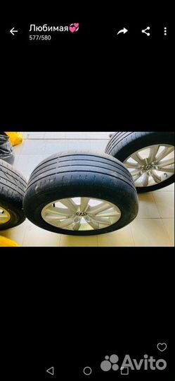 Продам диски и шины на Volkswagen Touareg