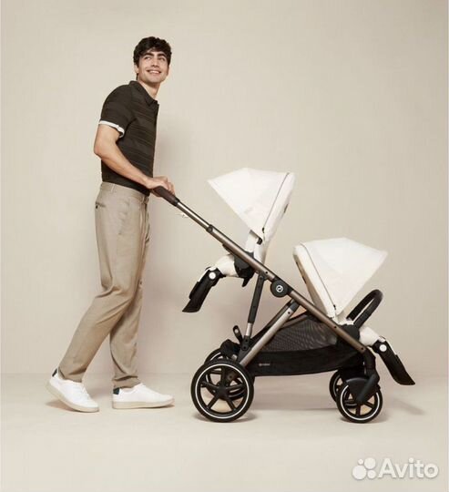 Коляска для погодок двойни gazelle s