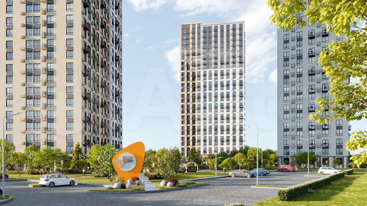 3-к. квартира, 67,1 м², 5/25 эт.