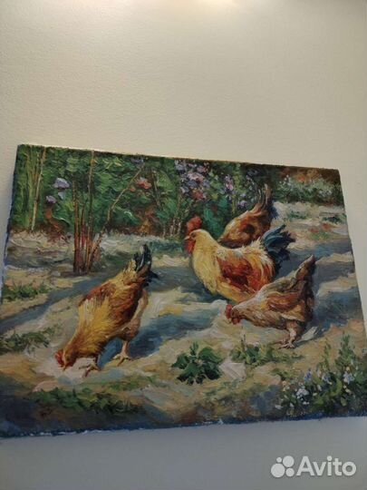 Картина холст,масло прованс