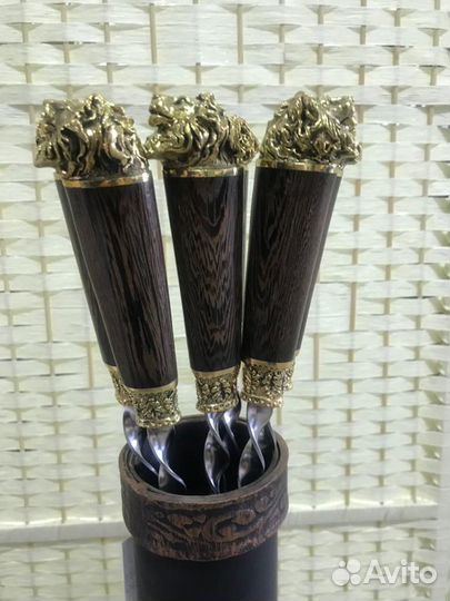 Шампура подарочные Лев