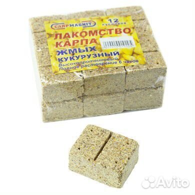 Жмых лакомка карпа 6 часов растворения