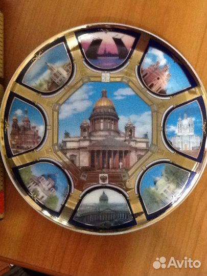 Декоративная тарелка Петербург