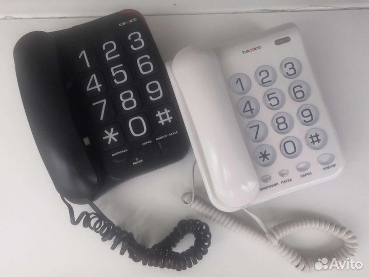 Стационарный телефон texet tx-201 tx-262