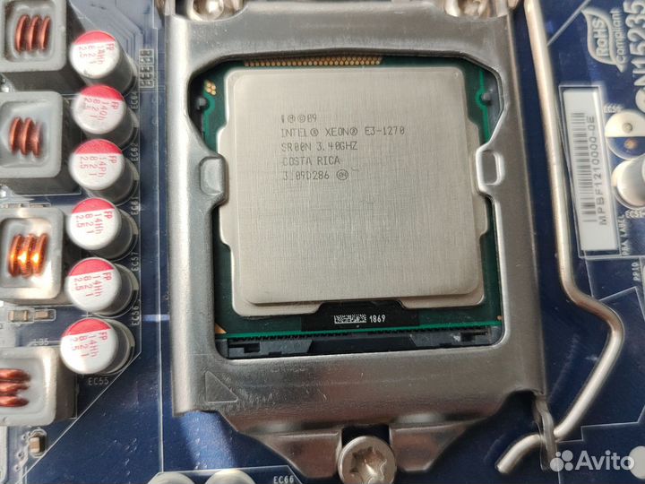 Процессор Intel Xeon E3-1270 (LGA 1155)