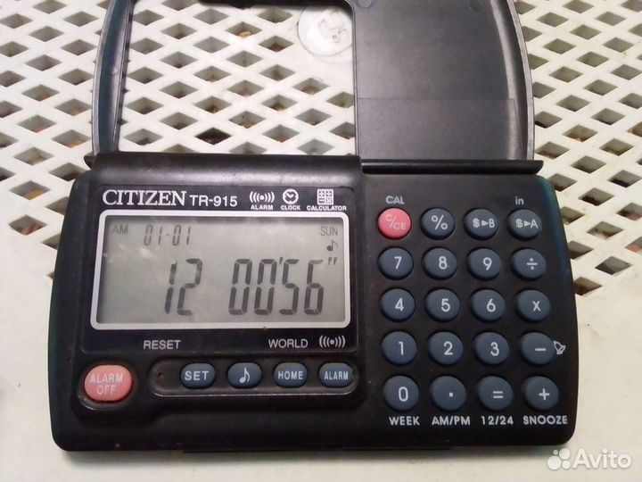 Калькулятор часы будильник citizen