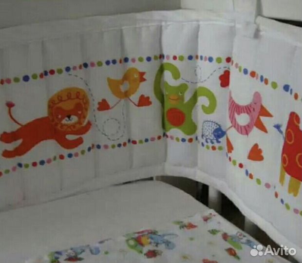 Мягкий бортик в кроватку IKEA