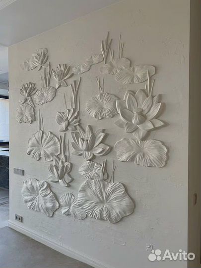 Барельеф / Панно 7 Лотосов