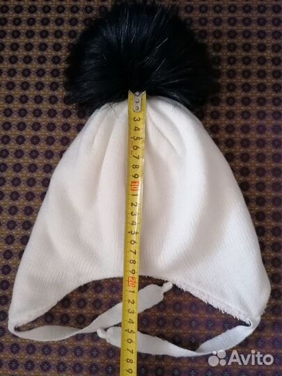 Шапка для девочки, 4-6 лет