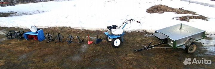 Бензиновый мотоблок нева мб-2Б B&S (CR950)