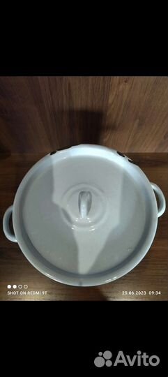 Кастрюля эмалированная 6 литров