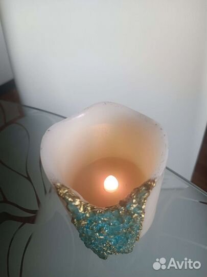 Ночник свеча светодиодная восковая