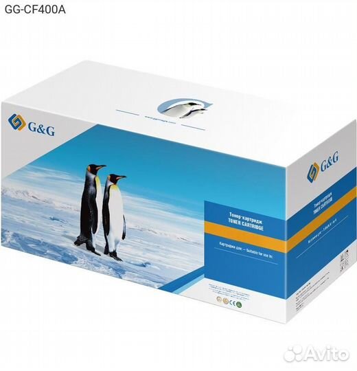 Тонер-картридж G&G 201A Лазерный Черный 1500стр, G