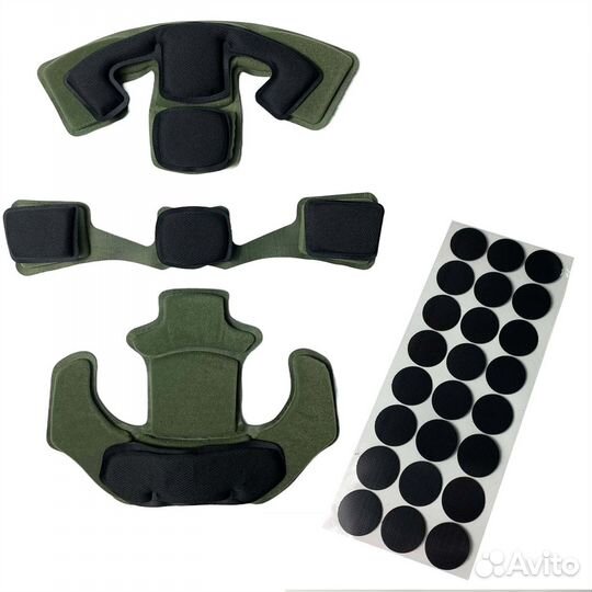 Комплект амортизирующих подушек для шлема
