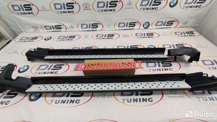 Пороги Honda CR-V 2006-2012 cтиль bmw