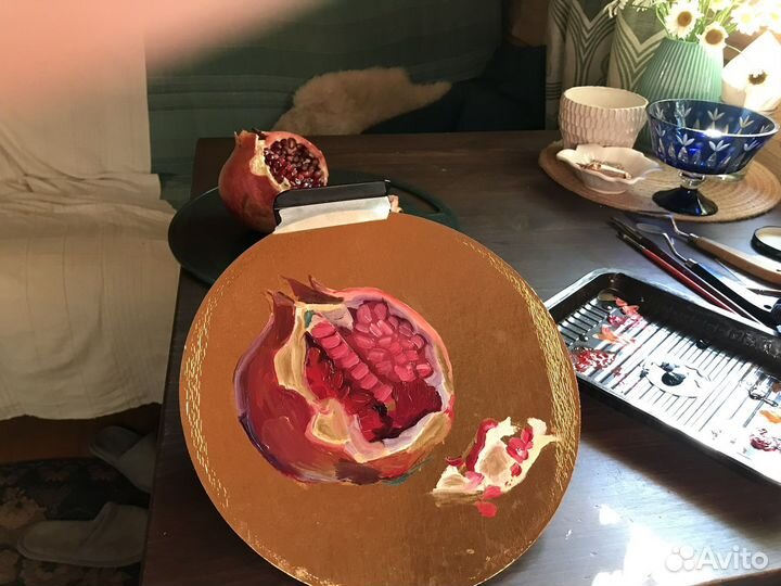 Картина маслом «Гранат»