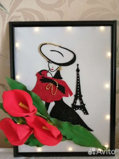 Картина 3Д с подсветкой
