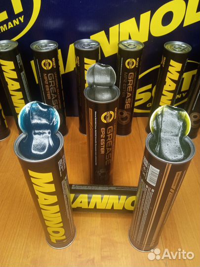 Смазка в тубах синяя в ведрах Mannol