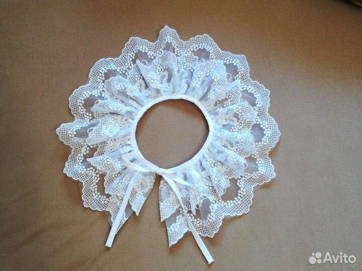 Воротник ажурный для девочки к школьной рубашке