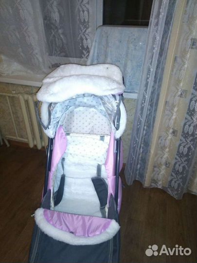 Санки коляска ника