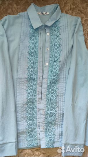 Рубашка блузка школьная 3 штуки