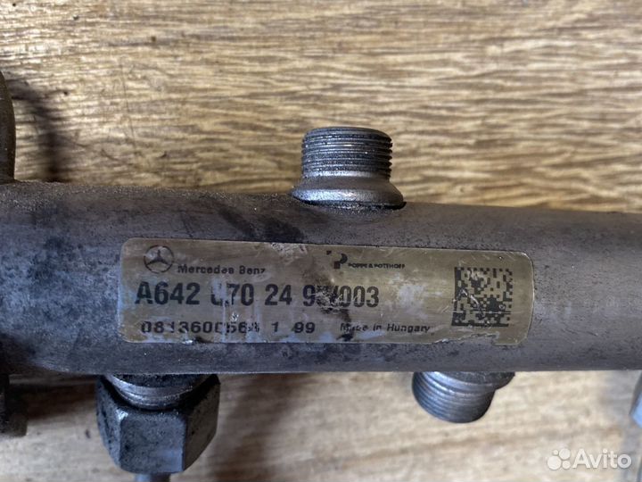 Mercedes s класс 221 топливная рейка 3,0 cdi