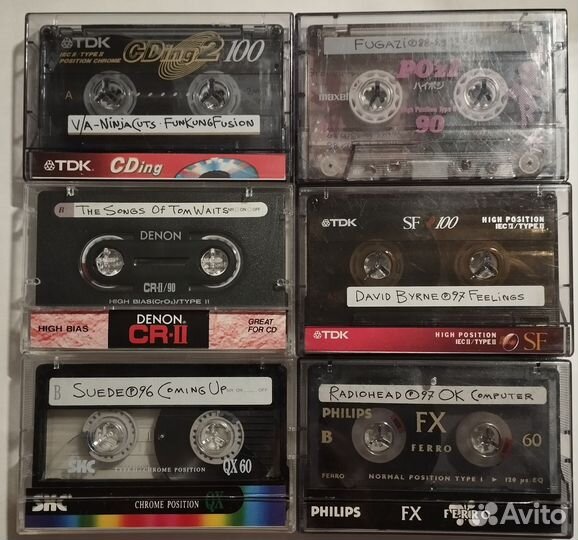 Аудиокассеты с записью chrome