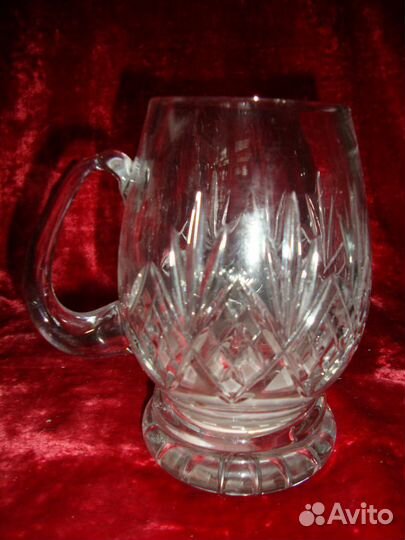 Пивная кружка бокал хрусталь