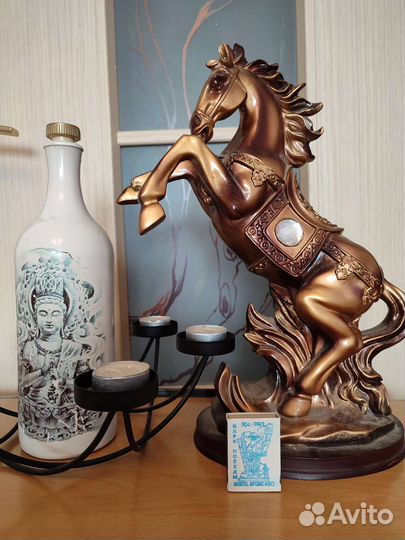 Подсвечник Звезда Давида, фигура Лошади