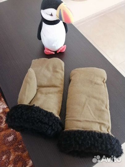 Варежки мужские тёплые