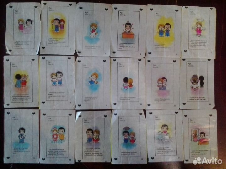 Вкладыши от жевательной резинки