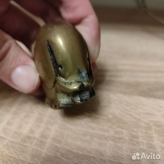 Статуэтка бронзовый слоник