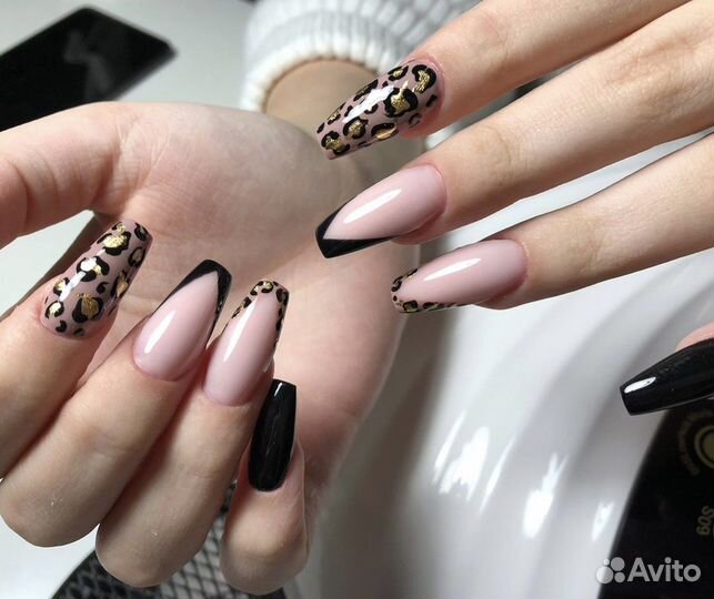 Маникюр, наращивание, укрепление, шеллак