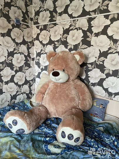 Огромный плюшевый медведь