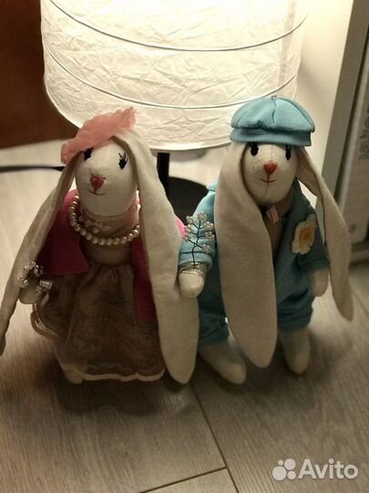 Заяц тильда Жених и Невеста цена за 2-х зайцев