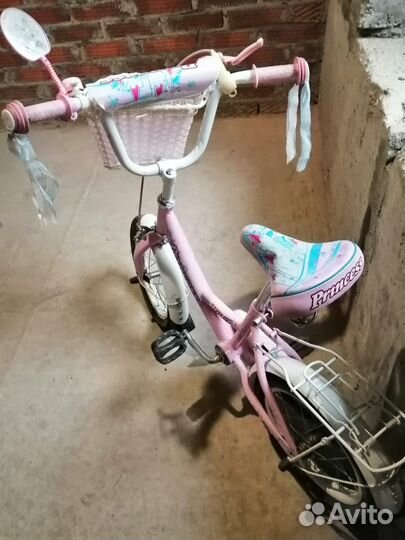 Велосипед детский для девочек 3-5 лет