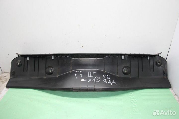 Обшивка багажника на заднюю панель ford focus III
