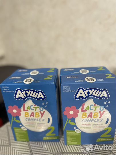 Сухая смесь Агуша 2