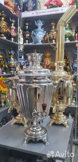 Самовар жаровый на дровах