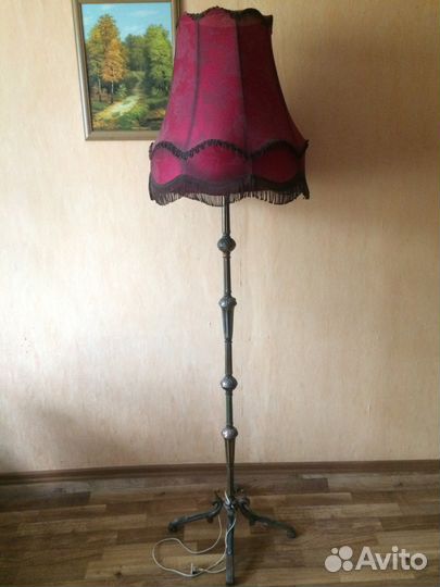 Бронзовый торшер СССР