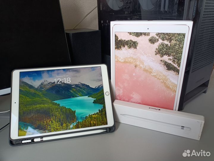 iPad Pro 10.5 + Apple pencil + чехол