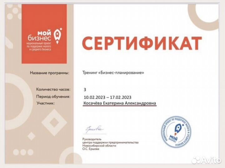 Бизнес план для Соцконтракта