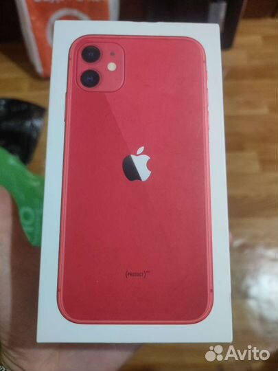 Коробка red iPhone 11 128gb