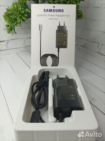 Быстрая зарядка с кабелем Samsung